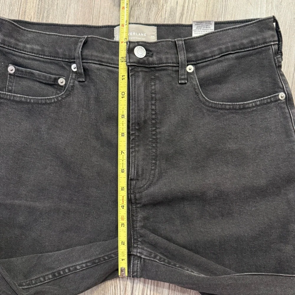 Everlane Womens 30 Short Original Cheeky Jean Faded‎ Black